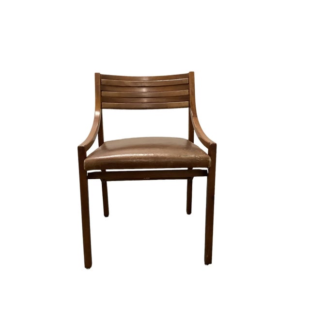 Set of four Chairs model 110 designed by Ico Parisi for Cassina on 1955 in solid walnut . The chairs in really perfect...