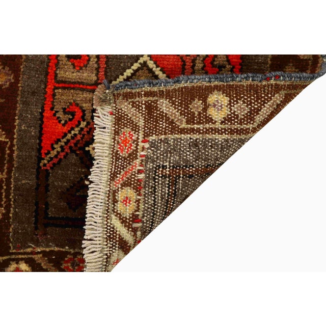 Mid-Century Modern Decorative Vintage Mini Rug For Sale - Image 3 of 3