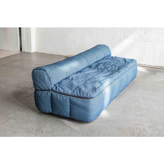 3-Seater sofa ‘Strips’, created in 1972 by Italian architect Cini Boeri and produced by the Italian brand Arflex. The...