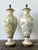 Vintage Crackle Finish Blue Willow Urns - A Pair For Sale - Image 10 of 12