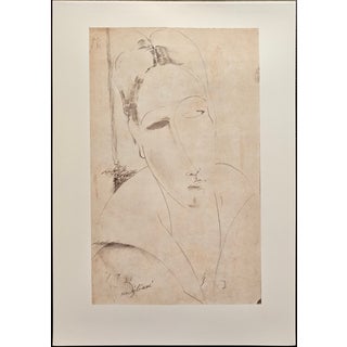 A. Modigliani, Hanka Zborowska, Lithograph For Sale