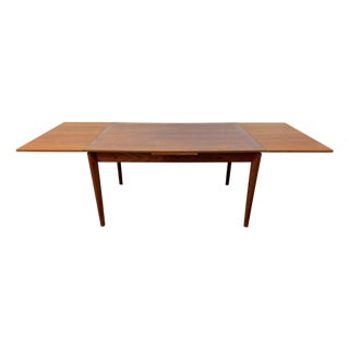 Mid-Century Teak Draw-Leaf Dining Table by Vejle Stole & Møbelfabrik For Sale