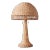 Vintage Inspired Augusta Table Lamp in Woven Rattan For Sale