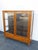 Traditional Peck and Hills Furniture Tiger Oak China Cabinet Bookcase Cupboard 6569 For Sale - Image 3 of 18
