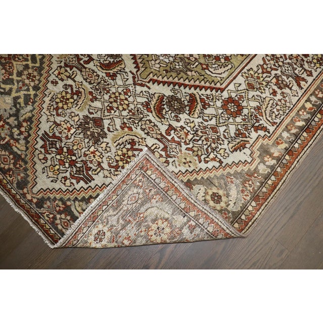 Early 20th Century Persian Malayer Scatter Rug no. j5251 For Sale - Image 5 of 8