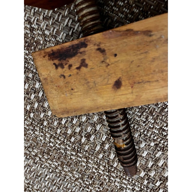 Vintage Professional Bookbinding Finishing Press With Flat-Edge Handle For Sale - Image 10 of 12