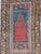 Pretty antique prayer rug from Turkey, with a mihrab design and nice natural colours with a red, blue, orange, green and...