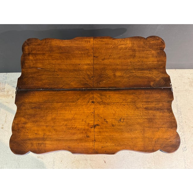 Queen Anne Walnut Tea Table, 1890s For Sale - Image 6 of 13