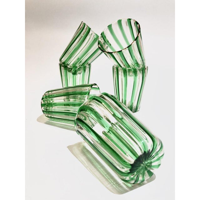 Italian Murano Glasses by Angelo Ballarin, 2004, Set of 6 For Sale - Image 9 of 18