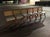 1960s Brazilian Mid-Century Set of Six Chairs in Hardwood Faux Leather For Sale - Image 5 of 7