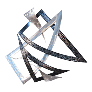 Mid 20th Century Geometric Sculpture by Curtis Jere