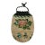 Antique Micro Beaded Floral Drawstring Purse For Sale