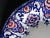 19th Century Red and Blue Faience Plate from Gien For Sale - Image 5 of 6