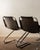 1970s Italian Chrome and Cowhide Cantilever Dining Chairs, 1970s, Set of 4 For Sale - Image 5 of 18