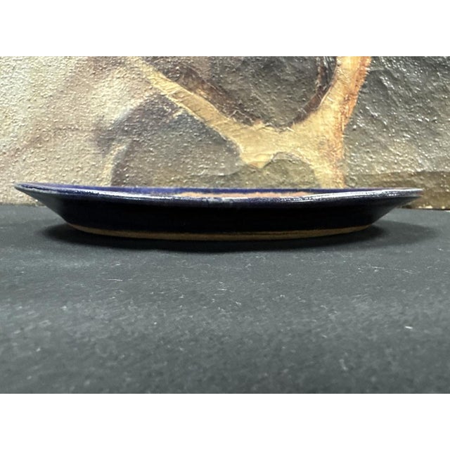 Vintage Rooster Dish in Enameled Stoneware, 1960s, in Flawless conditions. Designed 1960 to 1969