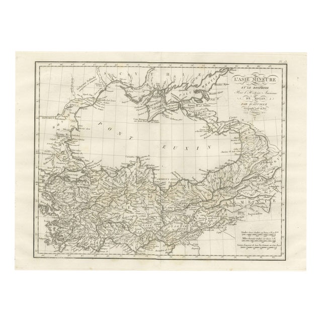Asia Minor and the Black Sea with the Crimea by Danville for Rollin, 1818 For Sale