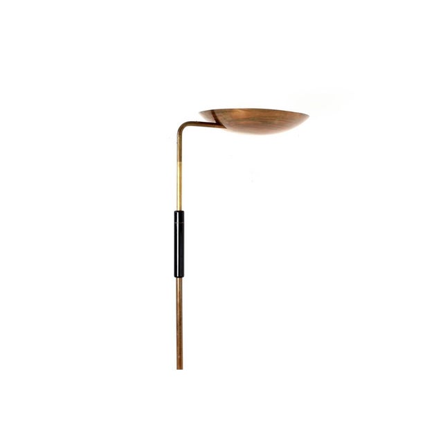 Metal Monumental Floor Lamp by Pavel Smethana, Prague, Former Czechoslovakia, 1930s For Sale - Image 7 of 9