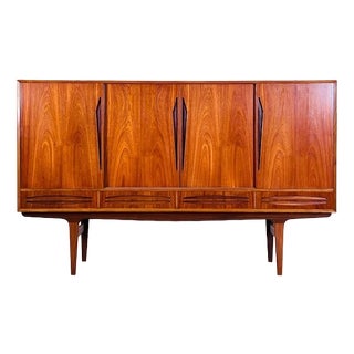 Danish Sideboard in Teak, 1950s For Sale