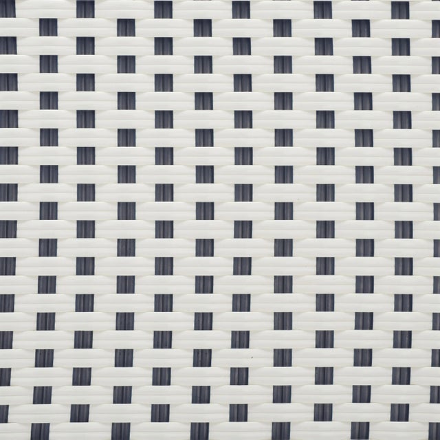 2020s California Bistro Table - White/Navy For Sale - Image 5 of 7