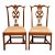 Antique Chippendale Mahogany Chairs - a Pair For Sale