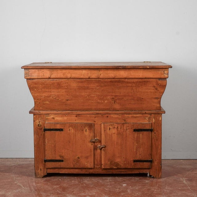Wood Flared Fir Sideboard, Late 19th Century For Sale - Image 7 of 18