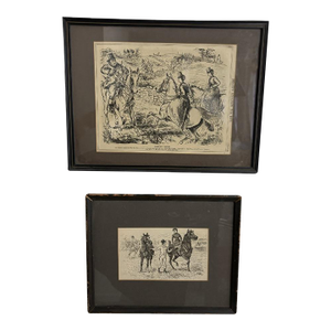 Set of Vintage Punch’s Equestrian Engravings