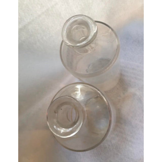 Late 19th Century French Enameled Apothecary Tincture Bottles – Pair For Sale - Image 4 of 5