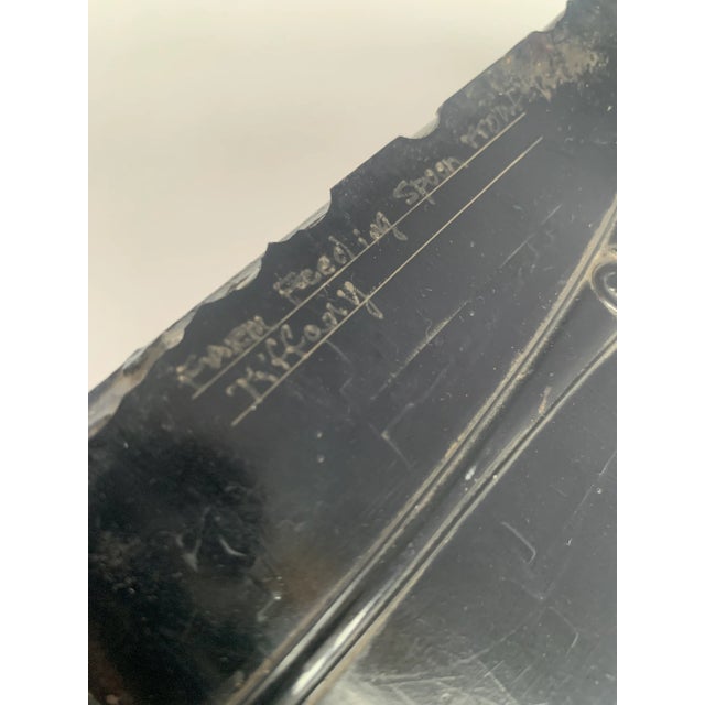 Black Antique Tiffany & Co. 'Farm' Infant Sterling Silver Feeding Spoon Steel Mold, Circa Early 20th Century For Sale - Image 8 of 13