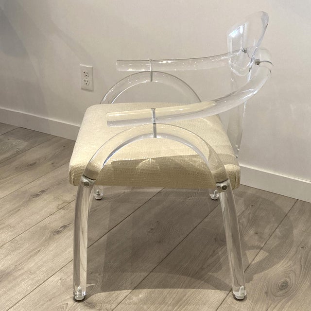 Textile Pair of Mid 20th Century Attributed to Charles Hollis Jones Chairs For Sale - Image 7 of 10