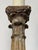 Mid 20th Century Italian Neoclassical Corinthian Column Table Lamps Distressed Giltwood - a Pair For Sale - Image 12 of 15