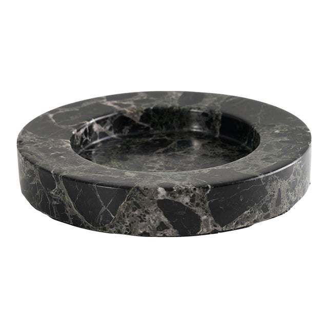 Vintage Black Marble Ashtray Catchall Chairish