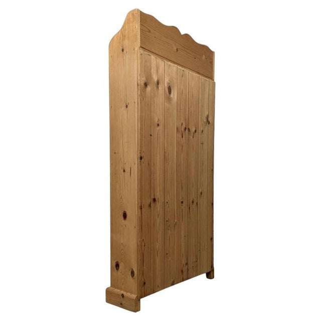 Gold 20th Century Pine Open Bookcase For Sale - Image 8 of 10