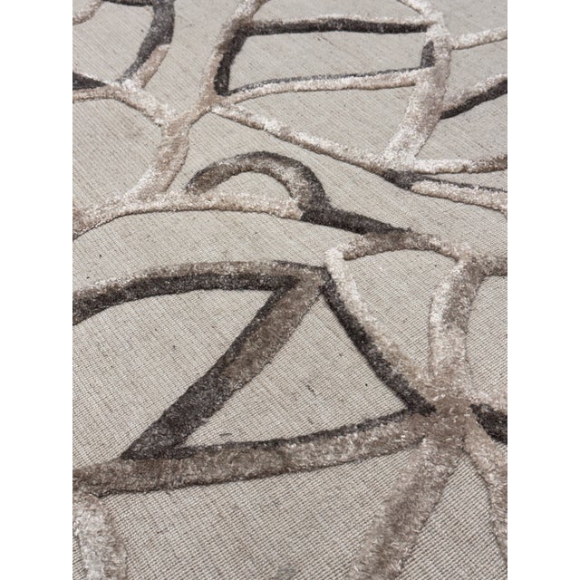 Ivory 9ft X 12ft Exquisite Rugs Goudy 4347 Hand-Loomed Area Rug For Sale - Image 8 of 12