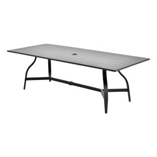 Ashley Childers x SURYA Antibes Dining Table Black 30"H x 96"W x 45"D For Sale