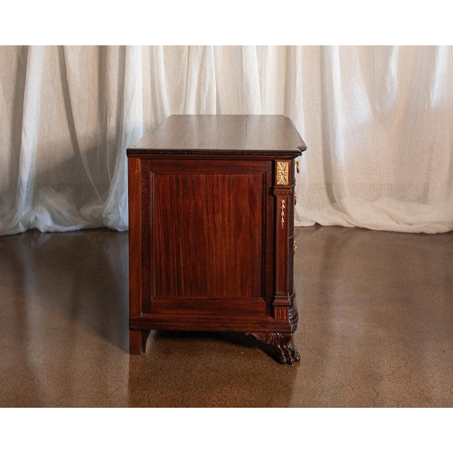 Late 19th Century Antique French Mahogany Chest of Drawers For Sale - Image 5 of 13