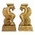 Pair Large French Griffin Architectural Giltwood Sculptures For Sale