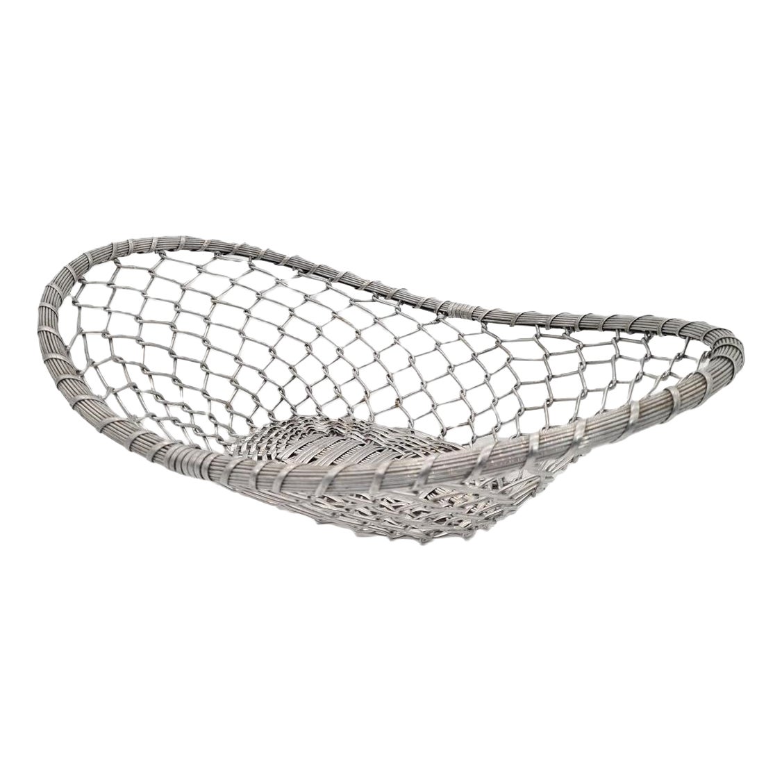 Modernist French Aluminum Fruit Basket, 1960s | Chairish