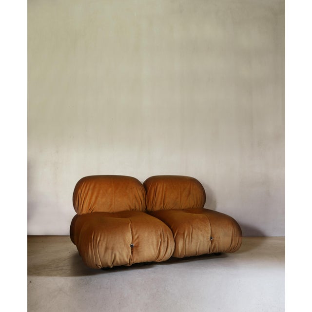 Vintage Camaleonda Armchairs by Mario Bellini for B&B Italia / C&B Italia, 1970s, Set of 2 For Sale - Image 10 of 10