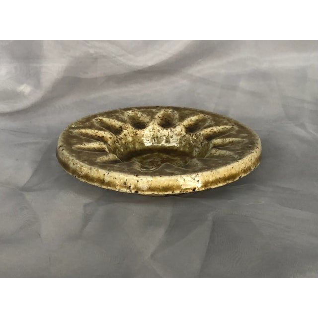 Contemporary 1960s Brutalist Pottery Hotel Ashtray Bowl For Sale - Image 3 of 11