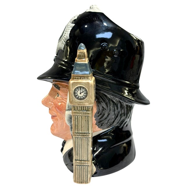 Contemporary Royal Doulton the London Bobby D6744 Large Character Jug Michael Doulton Signed For Sale - Image 3 of 9