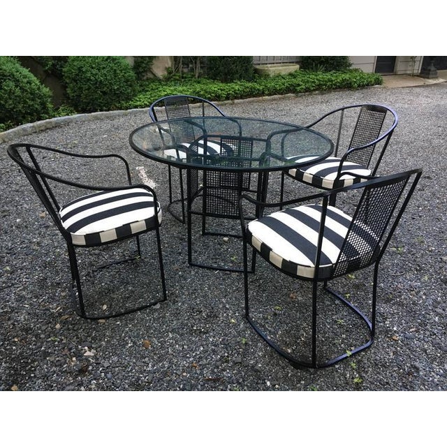 Woodard MidCentury Modern Patio Dining Set Chairish