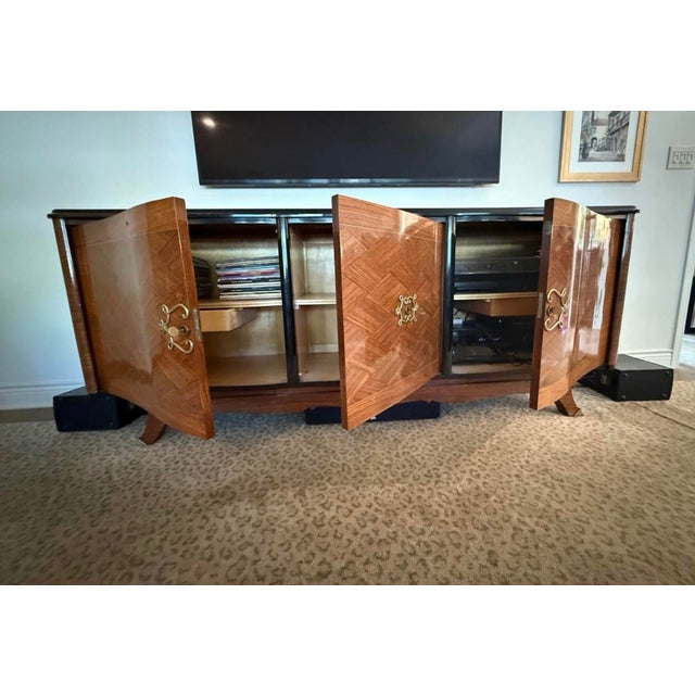 Art Deco 1930s French Art Deco Sideboard Credenza For Sale - Image 3 of 6