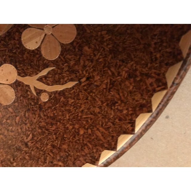 Arts & Crafts Early 20th Century Russian Inlay Marquetry Plate For Sale - Image 3 of 6