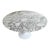 47” Round Saarinen Dining Table in Polished Coated Arabescato Marble With White Base For Sale