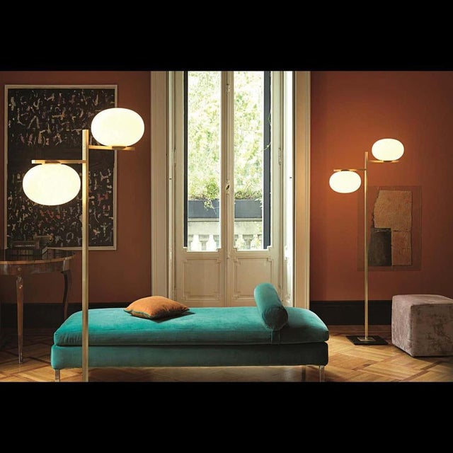 Not Yet Made - Made To Order Alba Two Arms Floor Lamp by Mariana Pellegrino Soto for Oluce For Sale - Image 5 of 7