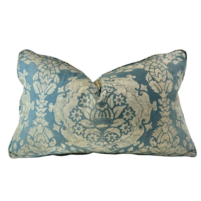 Italian Vintage Italian Fortuny Pillow For Sale - Image 3 of 7