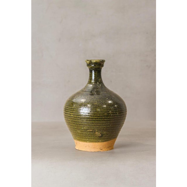Glazed Bottle Vase For Sale - Image 6 of 6