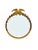 Early 20th Century American Round Gilt Wood Mirror, Federal Eagle Crest & Carved Wreath, 29.5"h For Sale - Image 4 of 7
