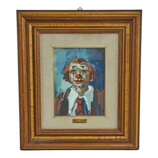 Gianni Farinella, Attention, Oil on Canvas For Sale