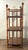 Diminutive Antique Bamboo Etagere Small 3 Shelf Bookshelf For Sale In Providence - Image 6 of 11